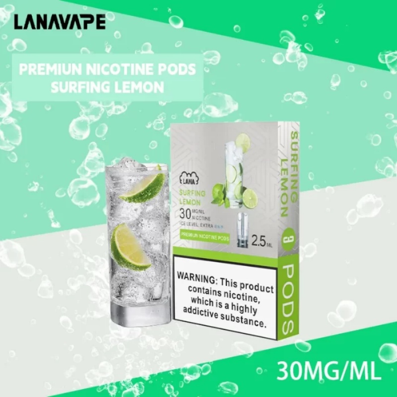 【雪碧味】LANA電子煙透明發光煙彈 通用一代relx sp2s 台灣當天出貨